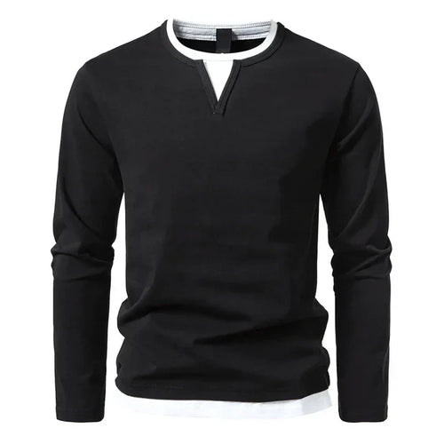 Alwin Premium Langærmet T-shirt i kæmmet bomuld