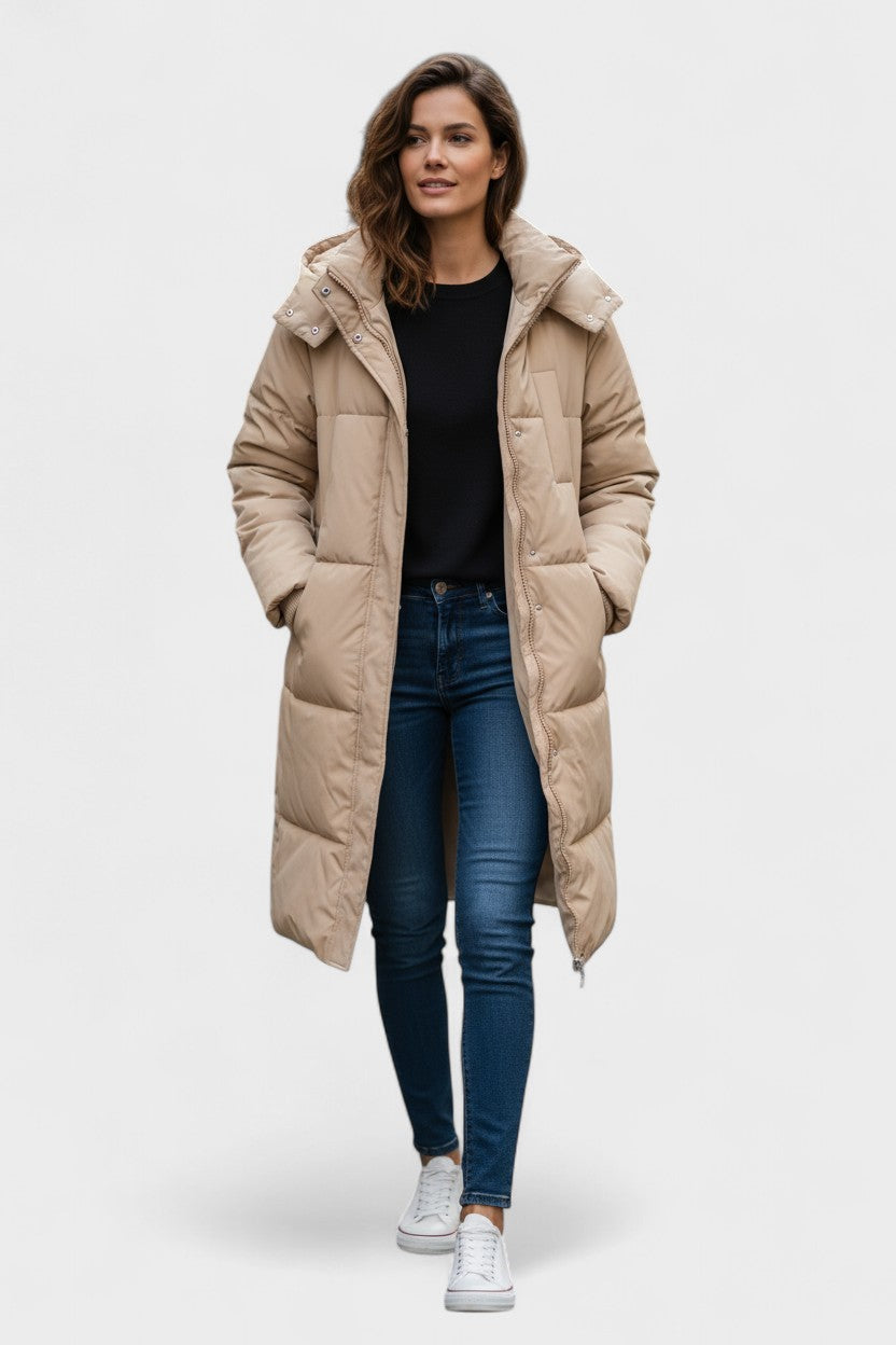 Gabriela™ | Pelsjakke med hætte